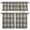 Black, variant on 3 Piece Kitchen Curtains and Valances Set Buffalo Plaid Cafe Curtains 36 Inch Length Amber Orange Farmhouse Gingham Striped Valance & Tier Curtain for Living Room Bedroom Window 54"x18"+27"x36"*2