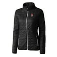 thumbnail image 2 of Women's Cutter & Buck Black Fresno Grizzlies Rainier Primaloft Eco Full-Zip Jacket, 2 of 3