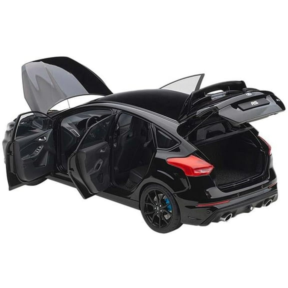 2016 Ford Focus RS Shadow Black 1/18 Model Car by Autoart