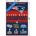 thumbnail image 2 of NFL New England Patriots - Champions 23 Wall Poster, 22.37" x 34", 2 of 5