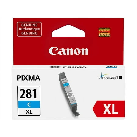 Canon - CLI-281 XL High-Yield - Cyan Ink Cartridge - Cyan