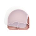 thumbnail image 4 of |7 Piece| Silicone  – |Bib  Suction Bowl  Training Cup  Sectional Suction Plate & Lid  Spoon & Fork| – Food Grade Silicone  BPA Free, 4 of 8