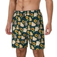 thumbnail image 2 of Daiia Bear Sunflower Mens Swim Trunks Swim Shorts Quick Dry Swim Shorts with Mesh Lining Pockets-Medium, 2 of 9