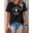 thumbnail image 1 of Camiseta de San Valentín para mujer, 100 % algodón, cuello redondo informal con estampado de Cupido y Arcoíris, tejido de punto ligeramente elástico, largo regular - Ideal para todas las estaciones, d, 1 of 6