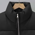 thumbnail image 7 of Cmfcve Crop Winter Vest for Women Lightweight Sleeveless Warm Puffer Vest Casual Solid Color Padded Gilet Outerwear, 7 of 7