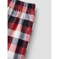 thumbnail image 4 of Argulvti Family Matching Christmas Pajama Set, Solid Color Long Sleeve Tops and Plaid Pants Sleepwear Outfits, 4 of 9