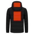 thumbnail image 4 of Fesfesfes Outdoor Warm Puffer Jacket for Men and Women Heated Coat For Riding Skiing Outdoor Coat Charging Heated Coat Hoodie Jacket Clearance Under $10, 4 of 5