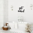 thumbnail image 2 of Stratton Home Decor Farmhouse Black Get Naked Wood Wall Decor Words, Set of 2, 2 of 4