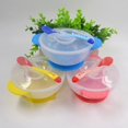 thumbnail image 2 of Baby Feeding Bowl Baby Dishes With Suction Cup Kids Safety Temperature Sensing Spoon Bowl + Lid + Spoon, 2 of 6