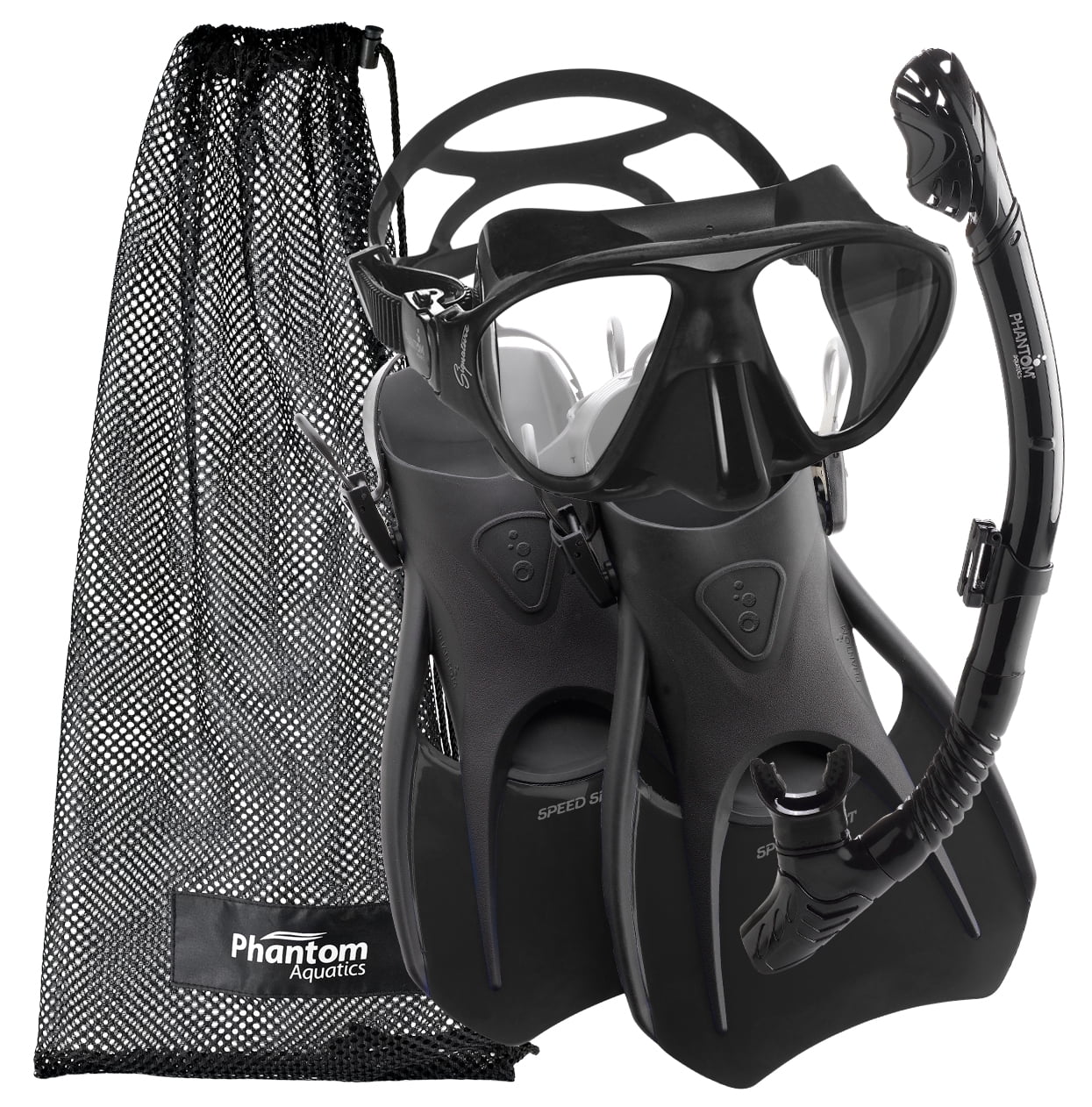 Phantom Aquatics Speed Sport Adjustable Snorkeling Fin 