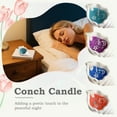 thumbnail image 4 of Ocean Theme Conch Shell Aromatherapy Scented Candle for Mother's Day Gifts - Ideal for Home Decor, Birthday, and Thanksgiving, in Pomegranate Summer, 4 of 4