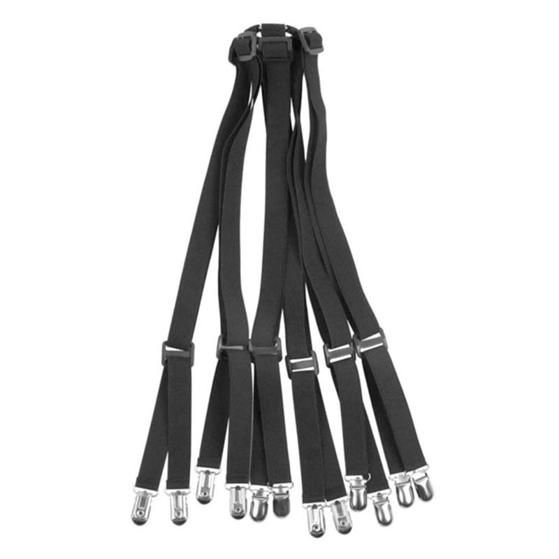4 Pack Triangle Bed Sheet Straps Fasteners Set 3 Ways Mattress Corner Suspenders Grippers Holders for Mattress Pad Corner Crib White Bed Sheet Straps Clips Sheet Holder 4 Pack Triangle Bed Sheet Straps Fasteners Set 3 Ways Mattress Corner Suspenders Grippers Holders for Mattress Pad Corner Crib White Bed Sheet Straps Clips Sheet Holder
