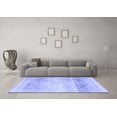 thumbnail image 3 of Ahgly Company Indoor Square Persian Blue Traditional Area Rugs, 7' Square, 3 of 4