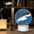 thumbnail image 6 of Sikiie Shark With Sunglasses and Lobste Acrylic Night Light Gift Custom Acrylic Night Light LED Lights for Bedroom Home Office, 6 of 9