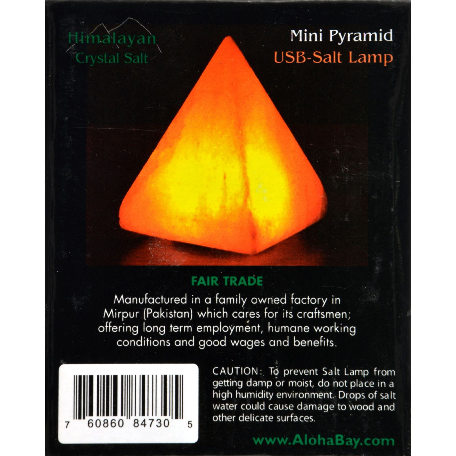 Himalayan Salt Pyramid Lamp Usb 3 5 In Com