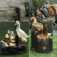 thumbnail image 2 of Squirrel Solar LED Light, Resin Animal Statue Animal Water Feature Fountain with Solar Powered Lights for Patio Decoration (Squirrel-Solar)_Perfect Gift, 2 of 4