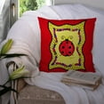 thumbnail image 3 of Carolines Treasures LD6046PW1414 14 x 14 in. Lady Bug Decorative Fabric Pillow, 3 of 4