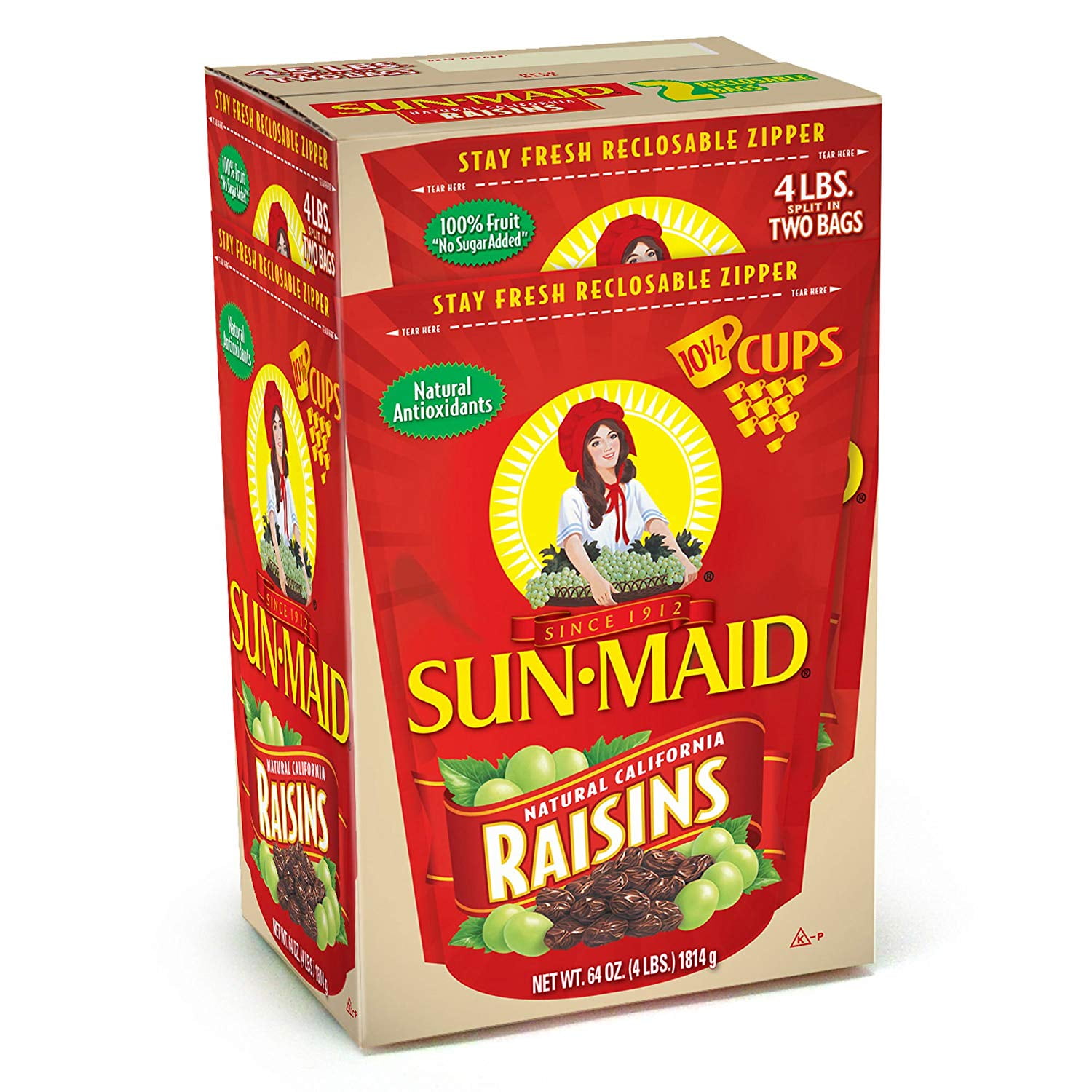 Sun-Maid California Raisins, 4 lbs