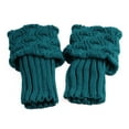 thumbnail image 2 of Dress Choice Womens Winter Boot Cuffs Knit Short Cable Knit Leg Warmers Boot Cuffs Socks, 2 of 8