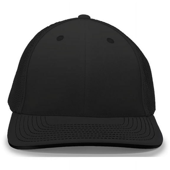 404M.080.S-M Trucker Flexfit Cap, Black - Small & Medium