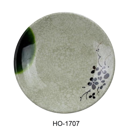 7.5 in. Honda Plate - Round - Melamine, Multi Color - Pack of 48