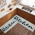 thumbnail image 2 of Runner Rug for Laundry Room Kitchen Rug and Sets 2 Piece Non Skid Washable Kitchen mats for Floor Kitchen Decor, 2 of 6