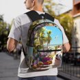 thumbnail image 7 of Fotbe Playful Hedgehog Forest Pond Lightweight Casual Laptop Backpack for Men and Women, Daily use Waterproof backpack, Backpack for College, 7 of 7
