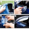 thumbnail image 2 of 2 parasoles a prueba de lluvia para cejas, protector de lluvia para espejo retrovisor, espejo lateral para lluvia de cejas para automóviles, protector de humo de fibra de carbono universal TUNC Sencillez, 2 of 5