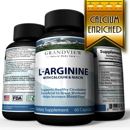 L-Arginine Workout Booster - Helps Regulate Blood Pressure Promotes Healthy Kidney Function Boost Energy for Great Workouts Enhances Male Performance with