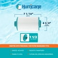 thumbnail image 3 of Hurricane Pool & Spa Filter Cartridge Replacement for PSANT20P3, 4CH-925, and FC-0126, 3 of 7