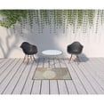 thumbnail image 5 of 3' X 5' Natural Floral Non Skid Indoor Outdoor Area Rug - 6' x 7', 5 of 5