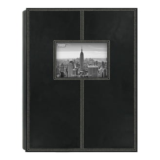 Pioneer Leather Bookbound 200 Slot 5x7 Photo Album, Sewn European