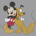 thumbnail image 2 of Boy's Mickey & Friends Mickey and Pluto  Pull Over Hoodie Athletic Heather Small, 2 of 4