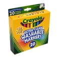 thumbnail image 5 of Crayola Ultra-Clean Washable Broad Line Markers, 20 Ct, Back to School Supplies, Classic Colors, Classroom Must Haves, Gifts for Teachers and Kids, Ages 3+, 5 of 15