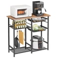 thumbnail image 1 of Soporte LAKEMID para microondas Kitchen Bakers Rack con almacenamiento, 1 of 7