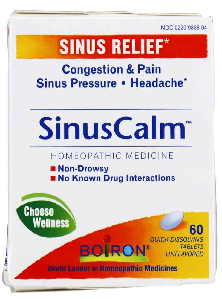 Boiron Sinuscalm Sinus Relief Medicine, Tablets 60 Tablets Walmart