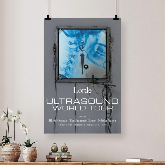 Lorde Ultrasound World Tour 2025 Retro Style - Size 24''x36'' - Kiloa