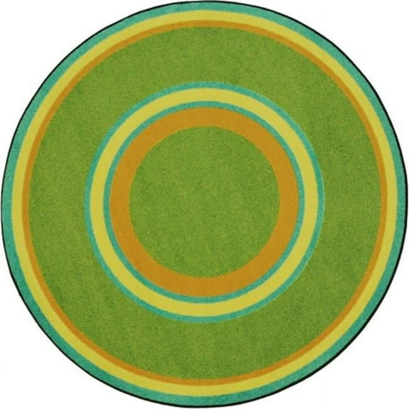Kid Essentials Ripples Round Misc Sold Color Area Rugs  06 Retro - 5 ft. 4 in.