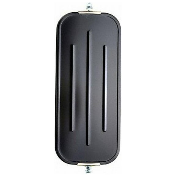 Velvac Black Ribbed Back Mirror 705104