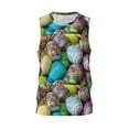 thumbnail image 2 of Easygdp Easter Egg1 Men's Mesh Basketball Jersey Quick Drying Sleeveless Shirts Fitted Muscle Tank Tops Sport Round Neck T-Shirt - XX-Large, 2 of 9