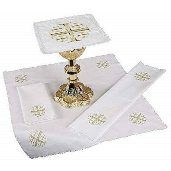 Christian Brands F3993 Jerusalem Cross Linen Gift Set