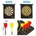 thumbnail image 2 of Mixi Magnetic Dart Board for Kids, Outdoor Toys Kids Games Double Sided Dart Board Games Set for Boys with 10 Darts, Best Toys Gifts for Teenage Boys Girls Age 5 6 7 8 9 10 11 12 13 14 15 16 Years, 2 of 13