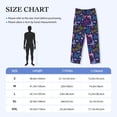thumbnail image 3 of KLL Mens Pajama Pants for Men,Mens Lounge Pants,Funny Gifts for Men,Men's Pajama Bottoms Colorful Butterflies -X-Large, 3 of 5