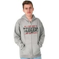 thumbnail image 5 of All I Care About is Whitetail Hunting Zip Up Hoodie Men's Women's Brisco Brands S, 5 of 6