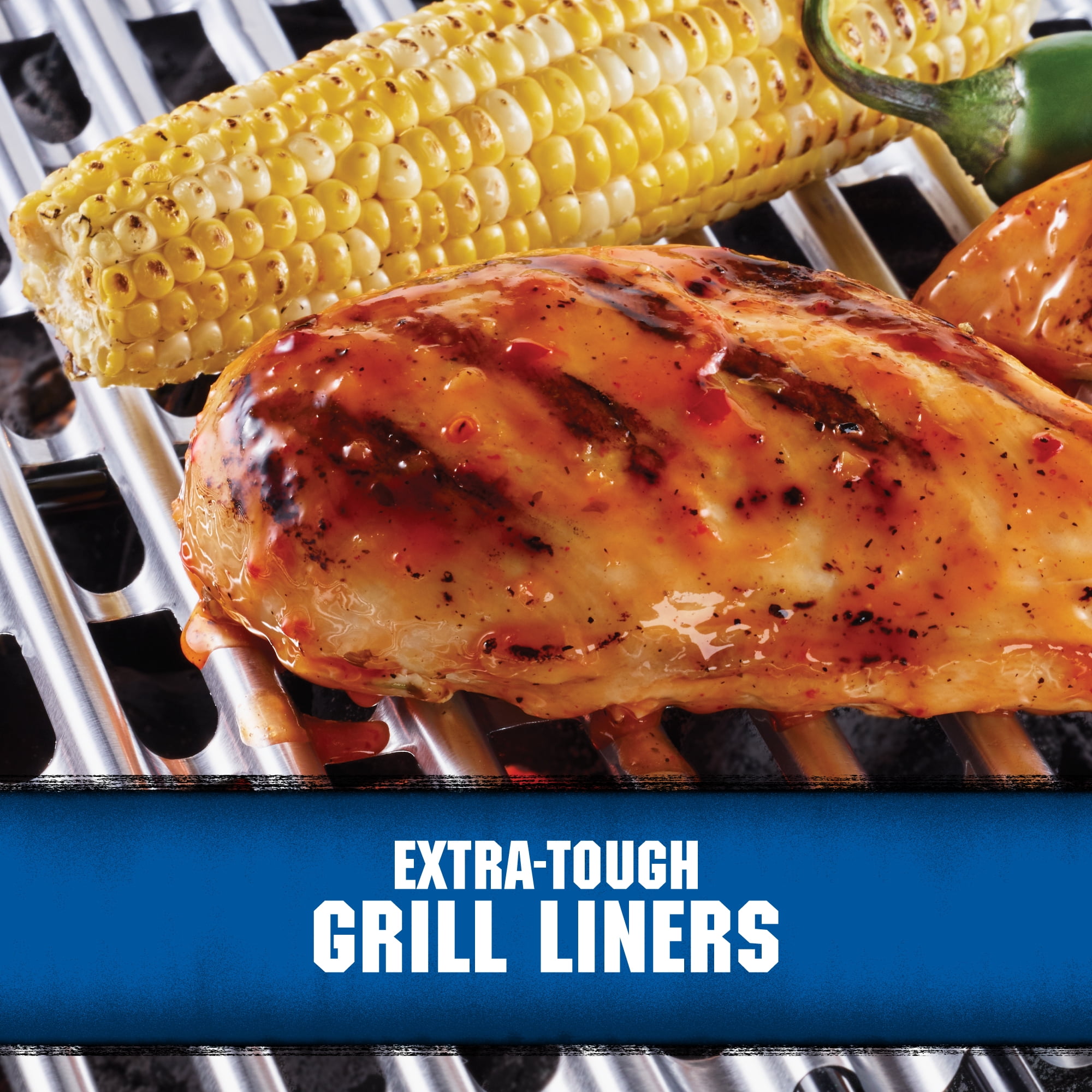 Kingsford Heavy Duty Aluminum Grill Liners 4ct