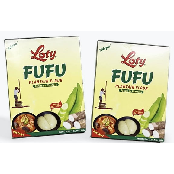 Plantain Fufu 1 LB (2-packs)