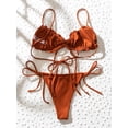 thumbnail image 3 of Maillot de Bain Bikini Triangle à Volants Froncé, 3 of 5