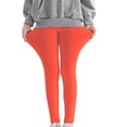 thumbnail image 7 of 4PCS Girls Leggings Summer Spring Comfy Leggings for Girls Stretchy Pull On Pants Soft Tights 3-12 Years (9 Years, Orange), 7 of 7