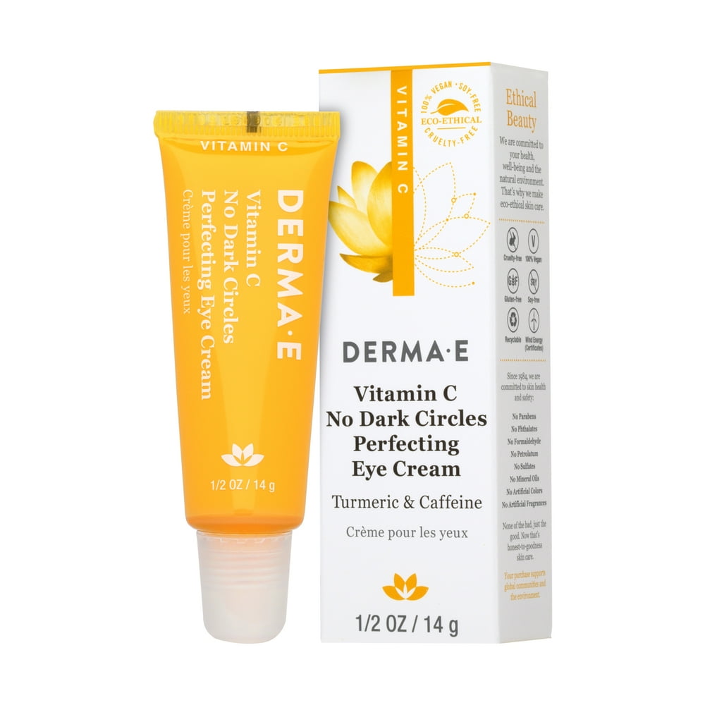 Derma E Derma E Vitamin C No Dark Circles Perfecting Eye Cream, 0.5