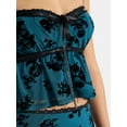 thumbnail image 3 of No Boundaries Satin Trim Cami and Maxi Skirt Set, 2-Piece, Women’s, 3 of 4